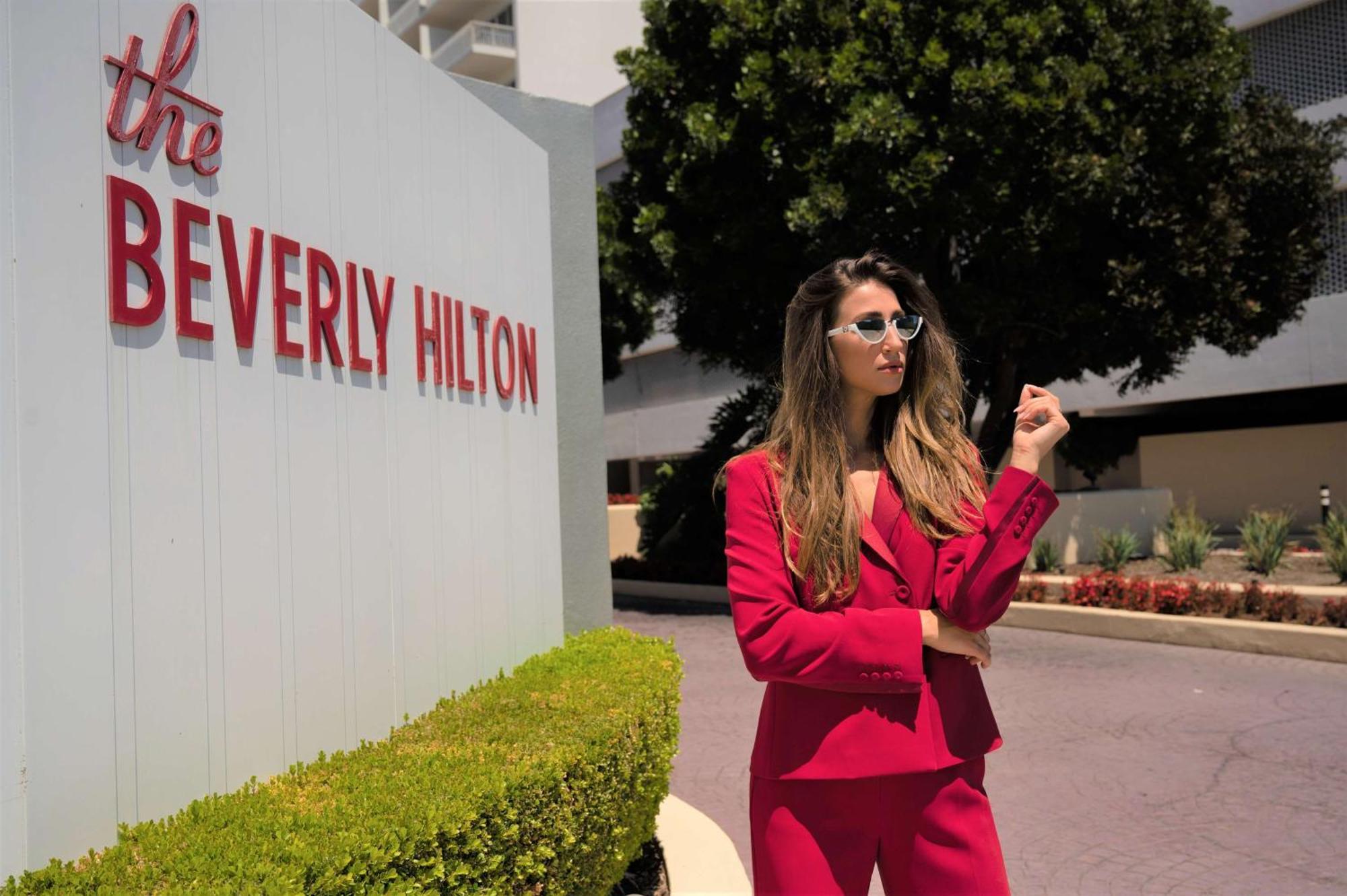 The Beverly Hilton Los Angeles Exteriör bild